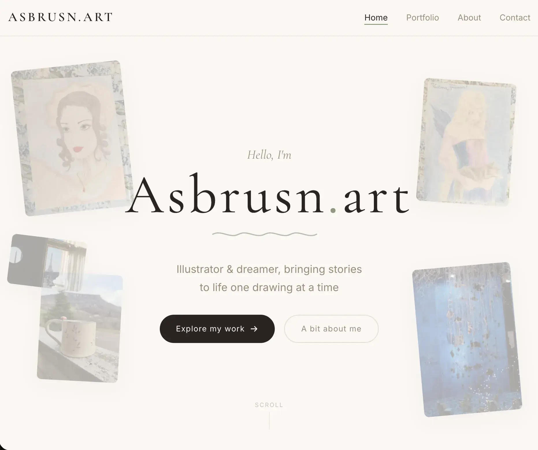 Asbrusn.art screenshot