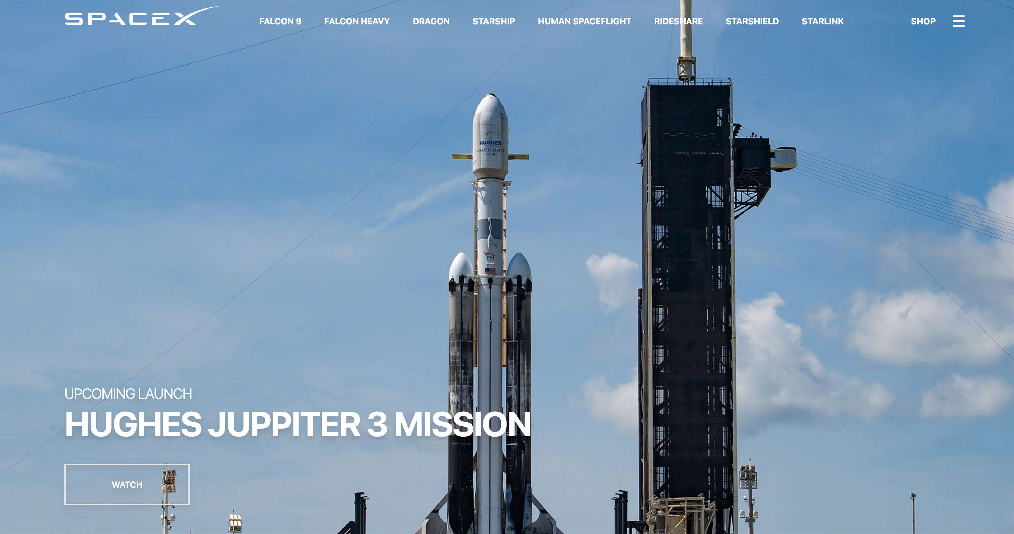 Space X Website Clone